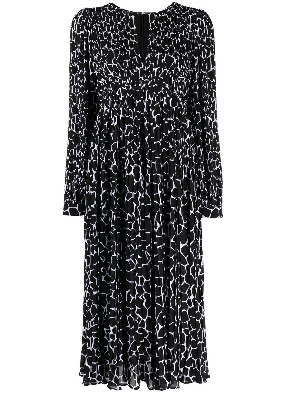 Michael Kors giraffe-print midi dress