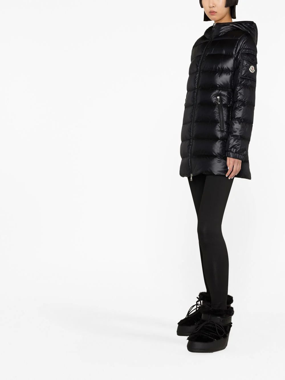 Moncler Glements hooded quilted coat - Image 3
