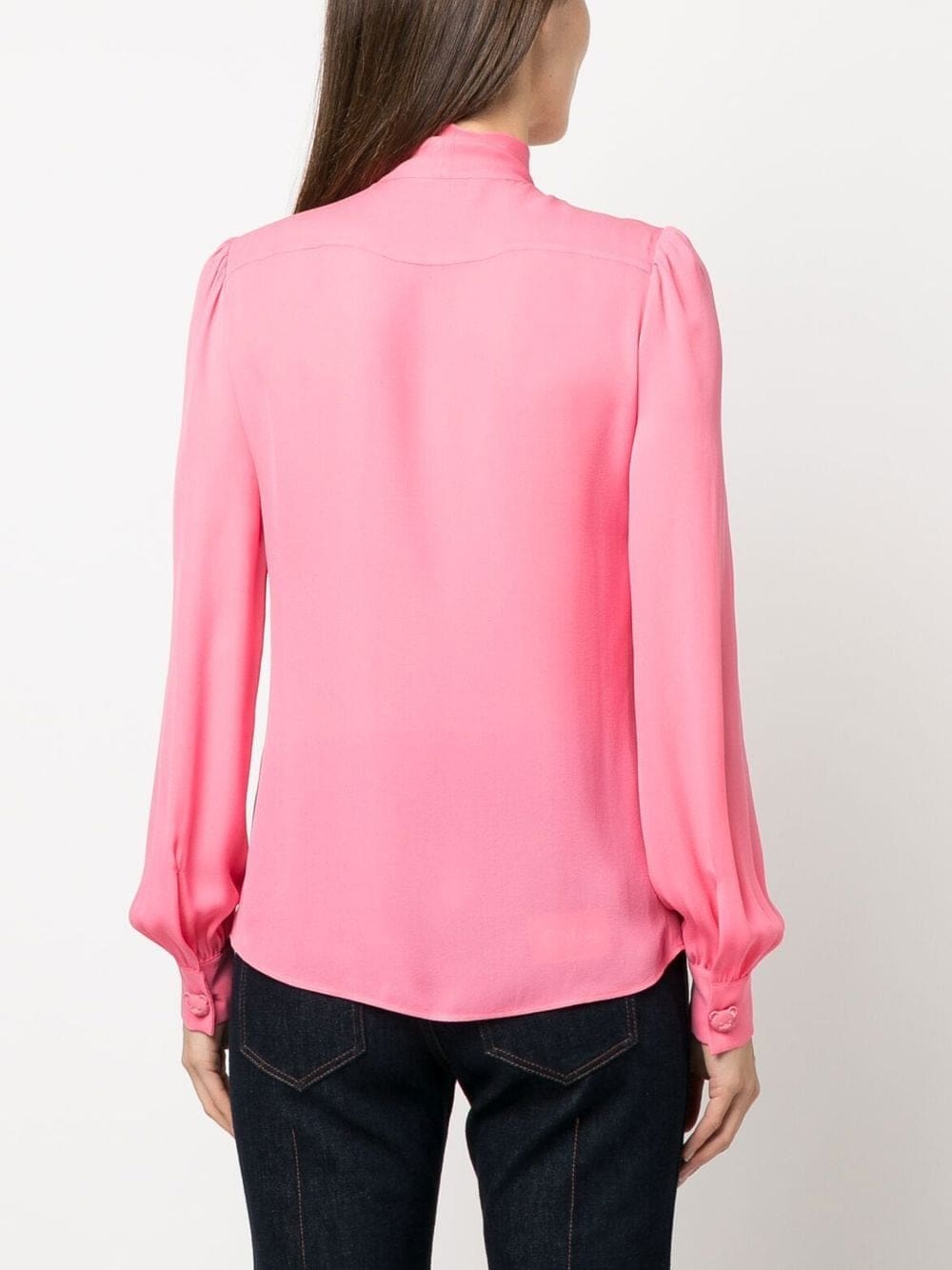 Moschino pussy-bow collar blouse - Image 4
