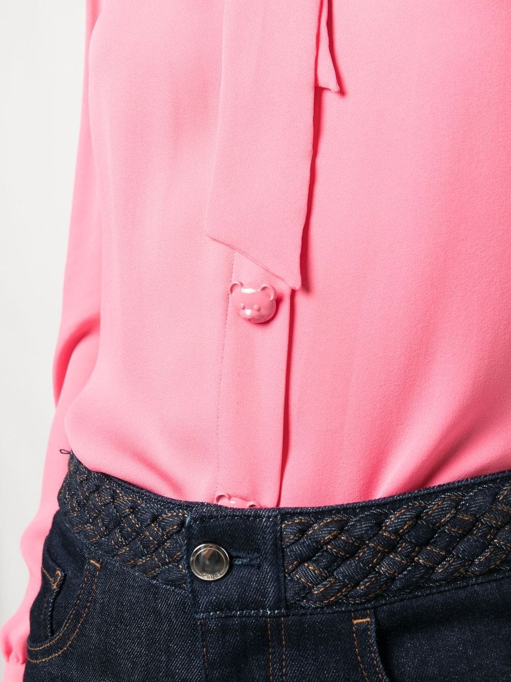 Moschino pussy-bow collar blouse - Image 5