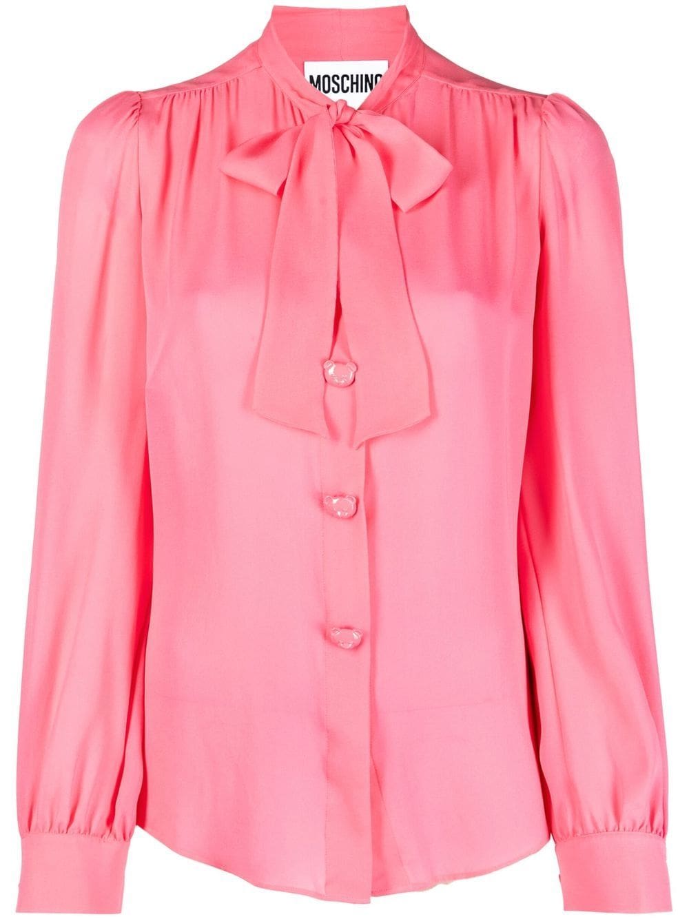 Moschino pussy-bow collar blouse