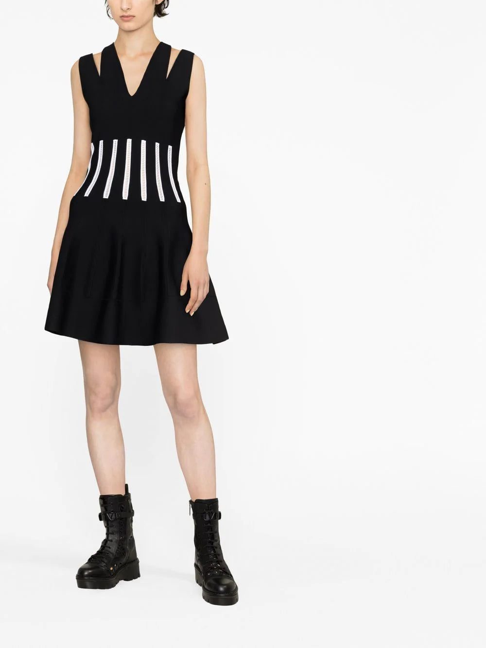 Alexander McQueen V-neck sleeveless dress - Image 2