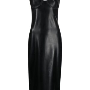 Versace sweetheart-neck sleeveless dress