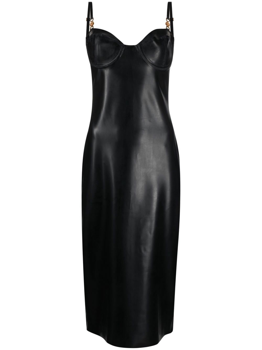 Versace sweetheart-neck sleeveless dress
