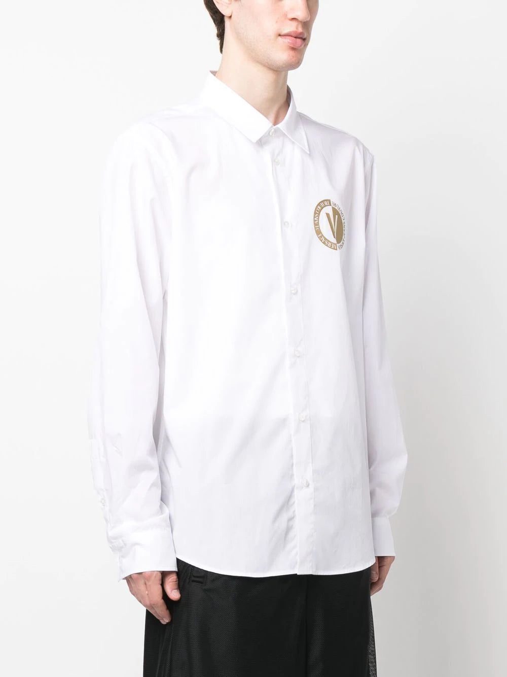 Versace Jeans Couture logo print buttoned shirt - Image 2