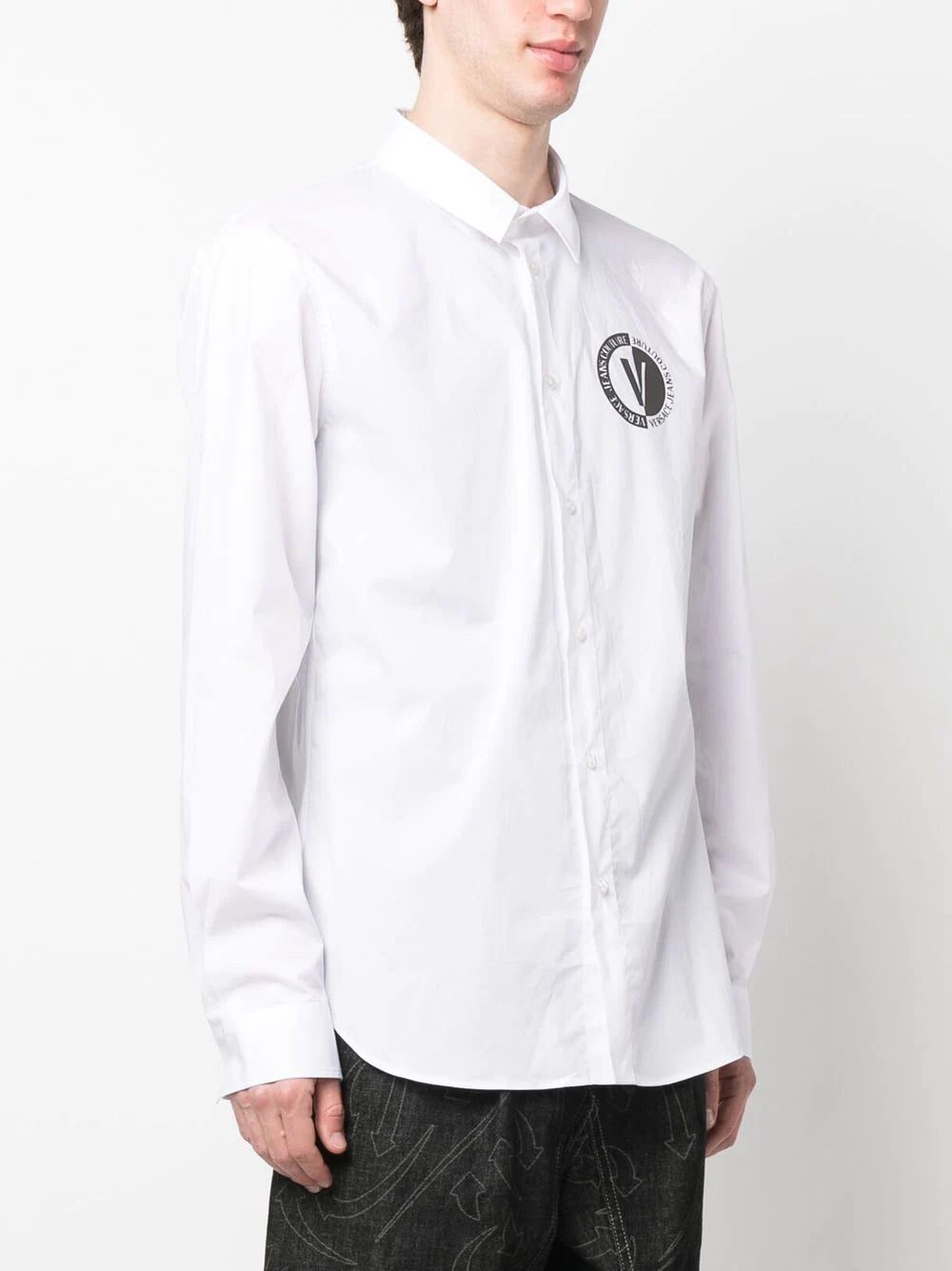 Versace Jeans Couture logo print buttoned shirt - Image 3