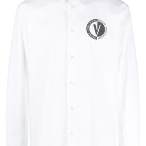 Versace Jeans Couture  logo print buttoned shirt