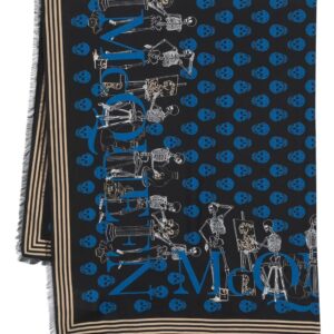 Alexander McQueen  skull-print scarf