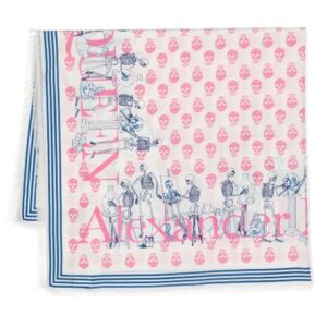 Alexander McQueen skull-print scarf