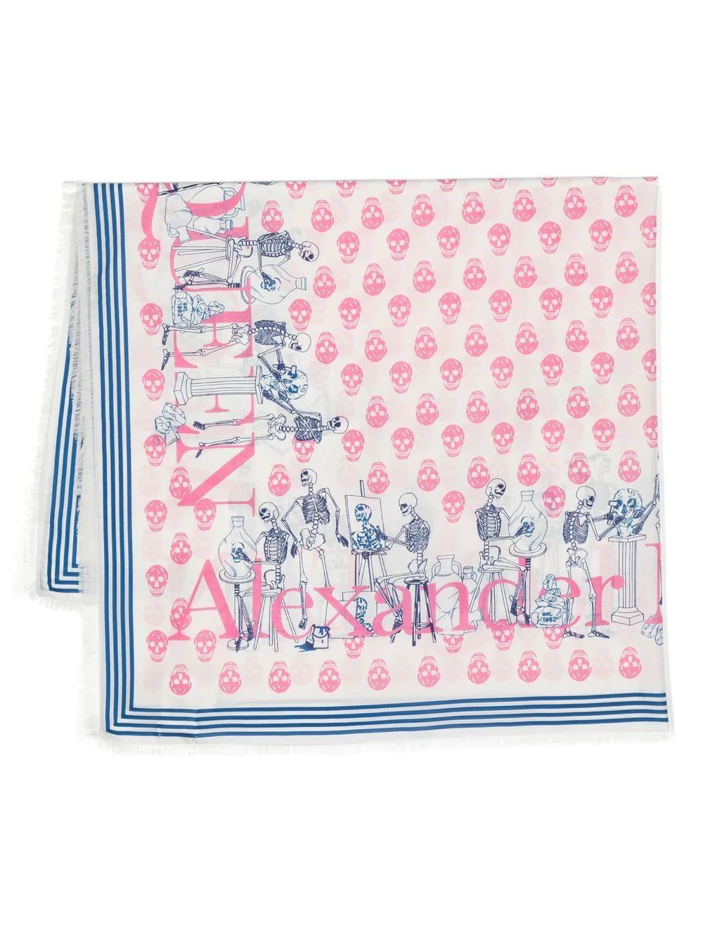Alexander McQueen skull-print scarf