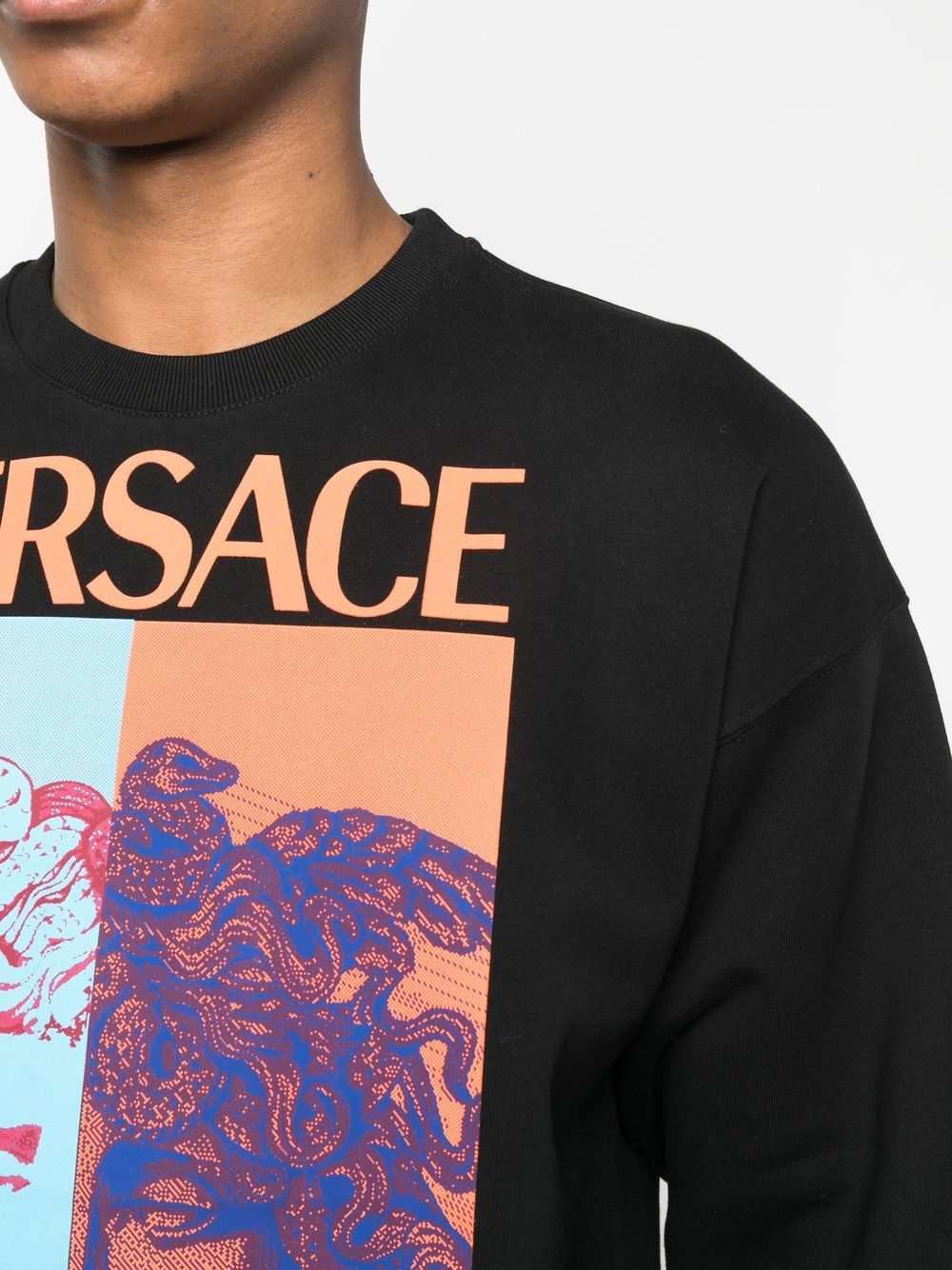 Versace Medusa logo-print sweatshirt - Image 4