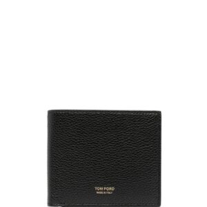 TOM FORD logo-stamp leather wallet