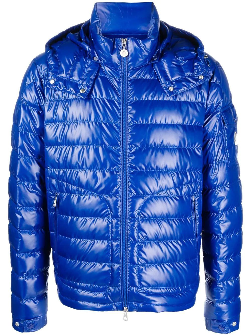 Moncler logo-patch padded down jacket
