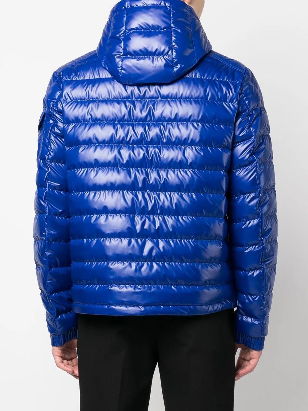 Moncler logo-patch padded down jacket - Image 4