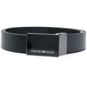 Louis Vuitton logo-buckle leather belt