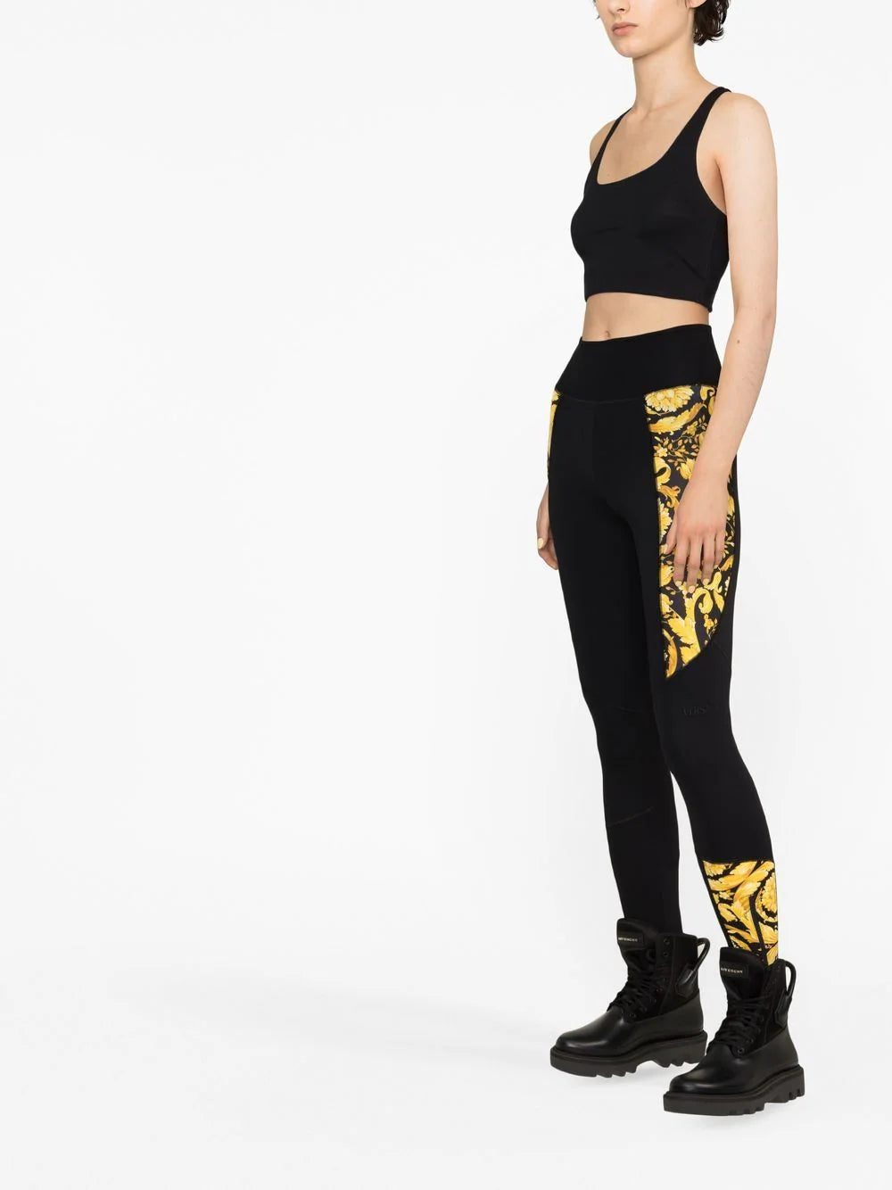 Versace Barocco-print leggings - Image 4