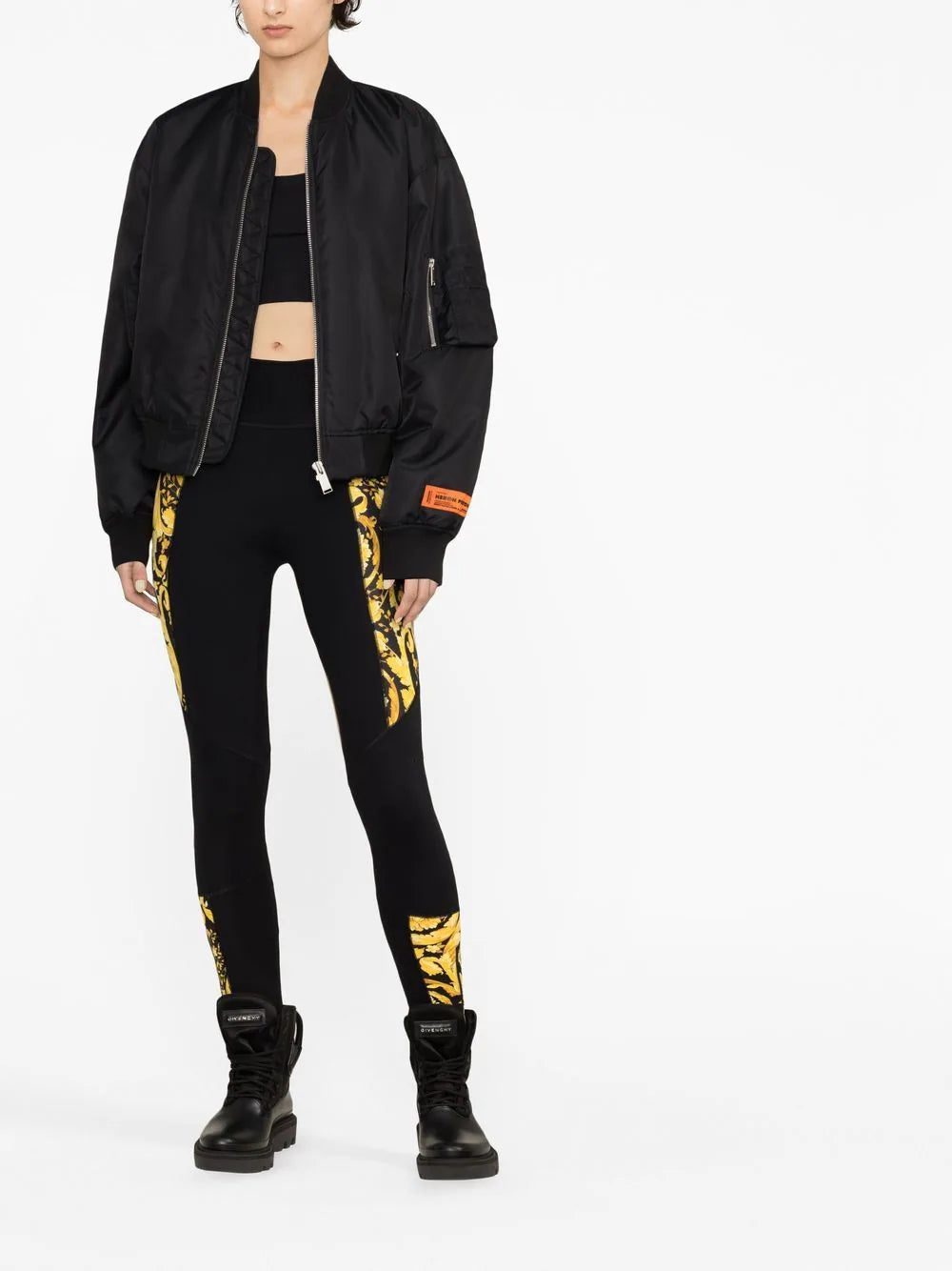 Versace Barocco-print leggings - Image 2