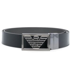 Louis Vuitton logo-plaque buckle belt