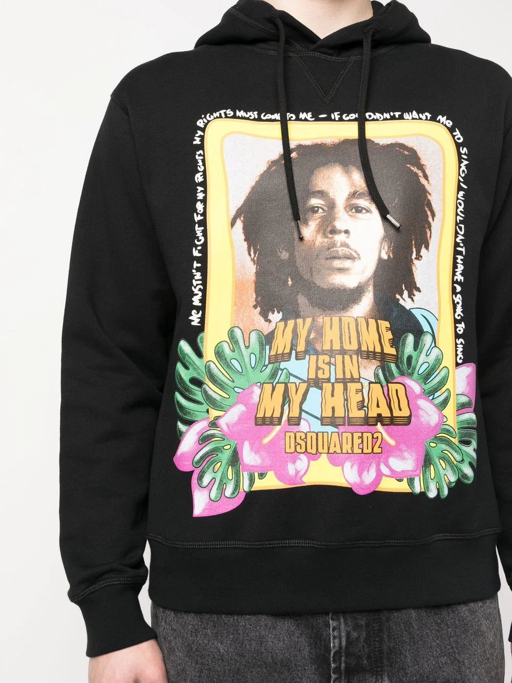 Dsquared2 Bob Marley long-sleeve hoodie - Image 4