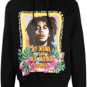 Dsquared2  Bob Marley long-sleeve hoodie