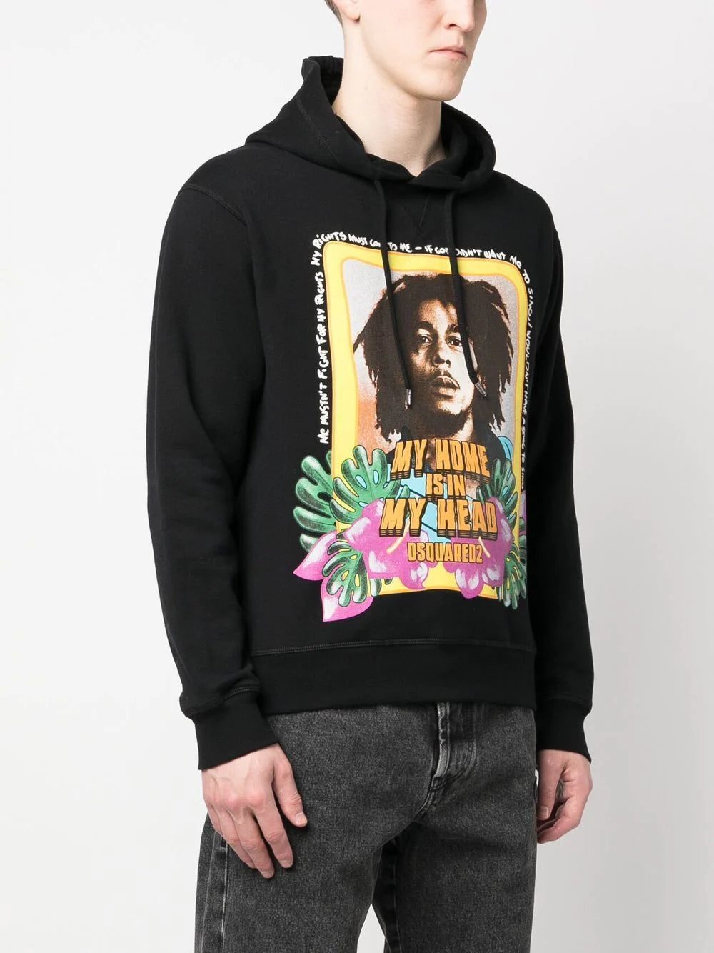 Dsquared2 Bob Marley long-sleeve hoodie - Image 2