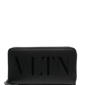 Valentino Garavani logo-print leather wallet