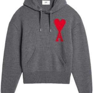 AMI Paris  Ami de Coeur wool hoodie