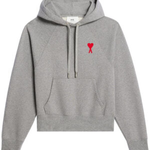 AMI Paris  Ami de Coeur embroidered hoodie
