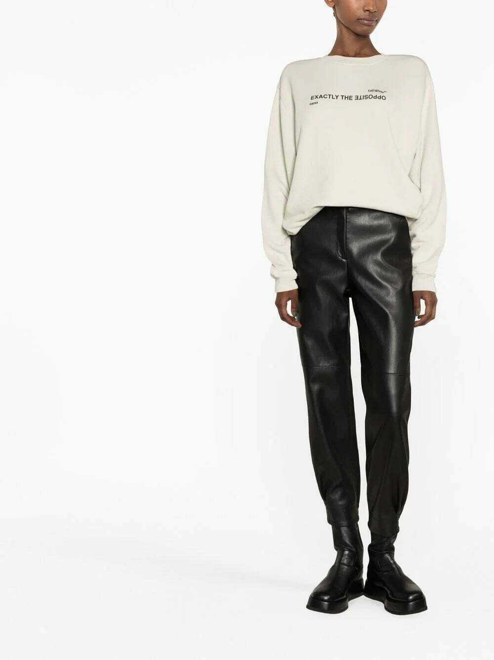 Off-White slogan-print sweatshirt - Image 2