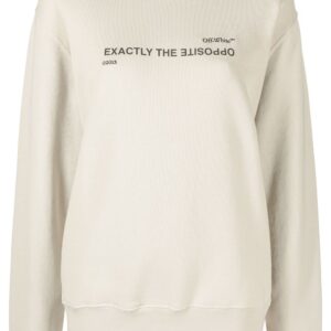 Off-White slogan-print sweatshirt