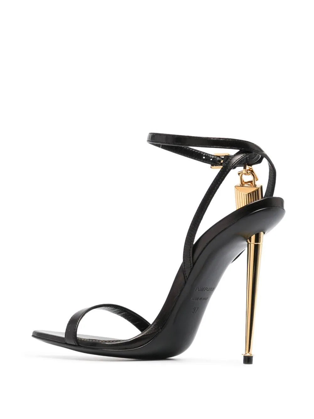 TOM FORD Padlock 105mm leather sandals - Image 3