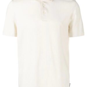 BOSS  ribbed knit cotton polo shirt
