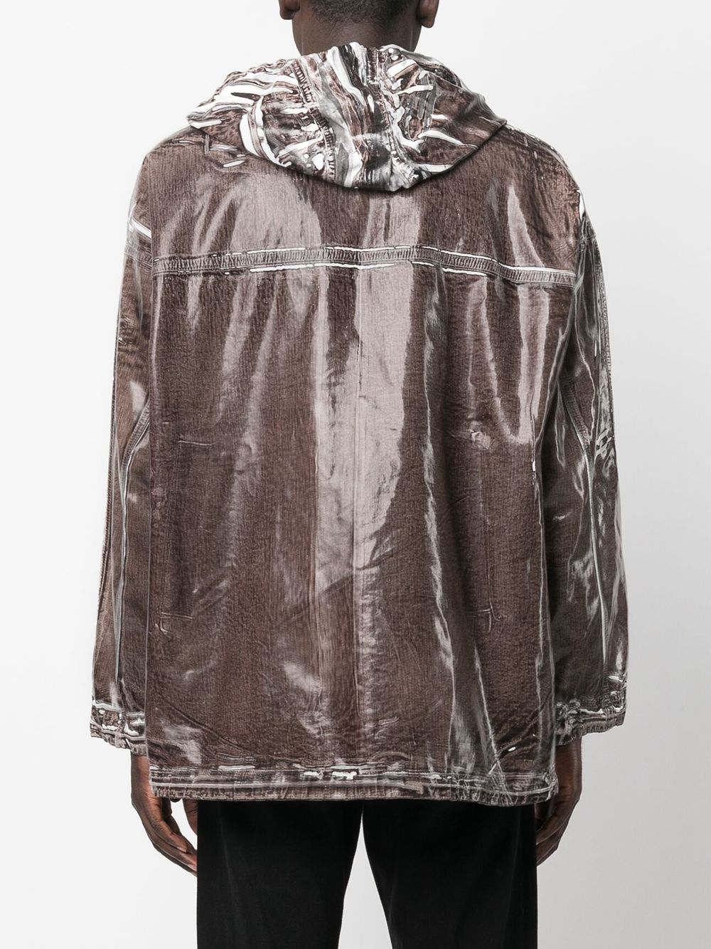 Diesel coated denim jacket - Image 4