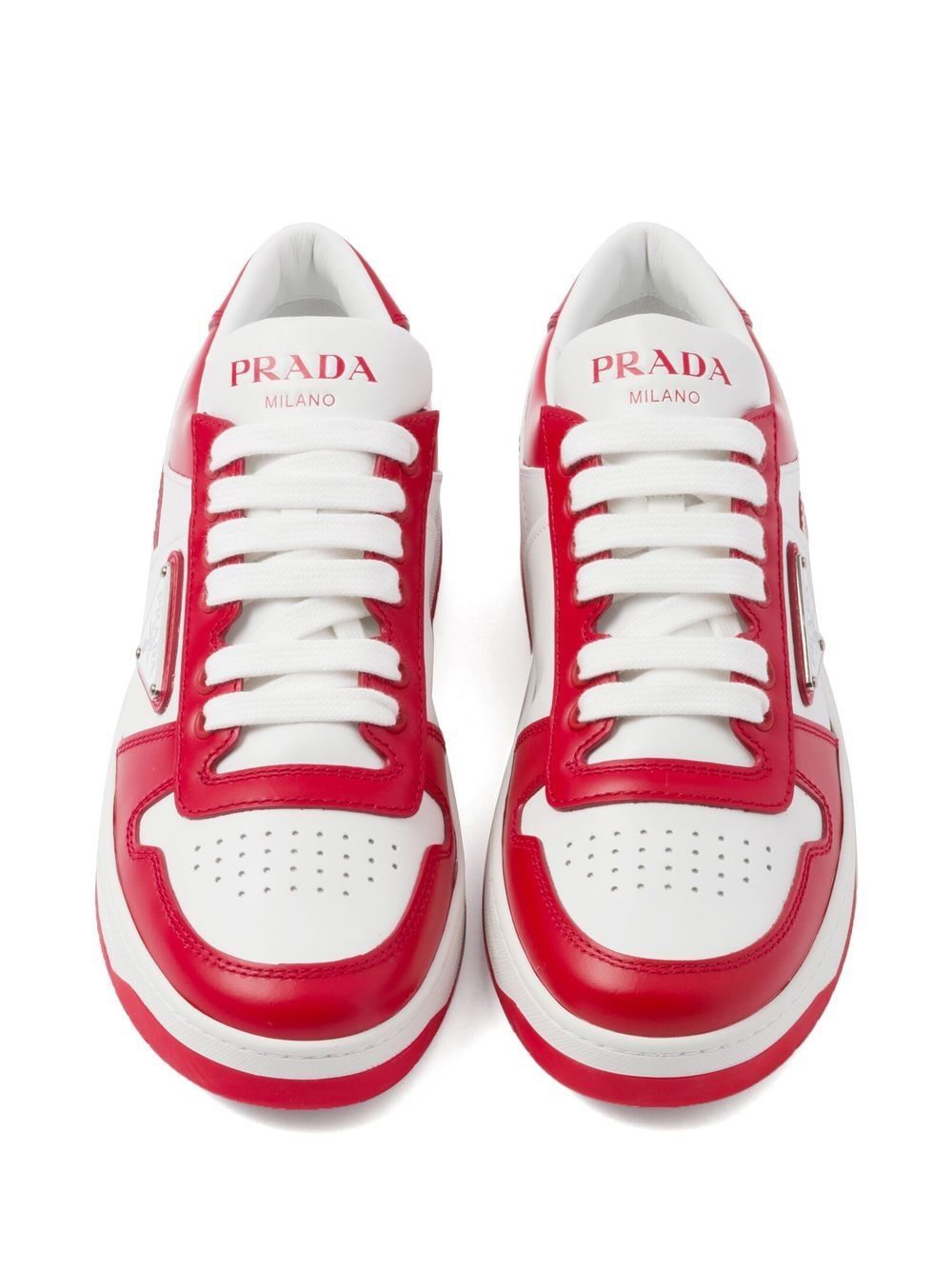 Prada Downtown two-tone sneakers - Image 4