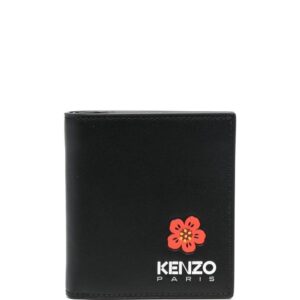 Kenzo floral logo-print bi-fold wallet