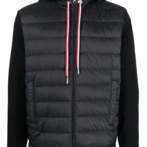 Moncler padded knitted jacket
