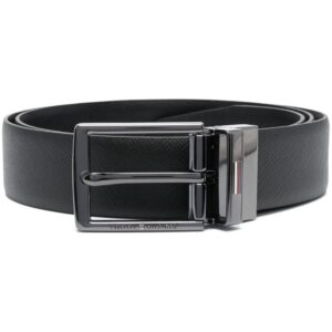 Louis Vuitton engraved-logo leather belt