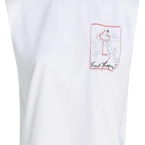 Karl Lagerfeld Karl Series padded-shoulder tank top