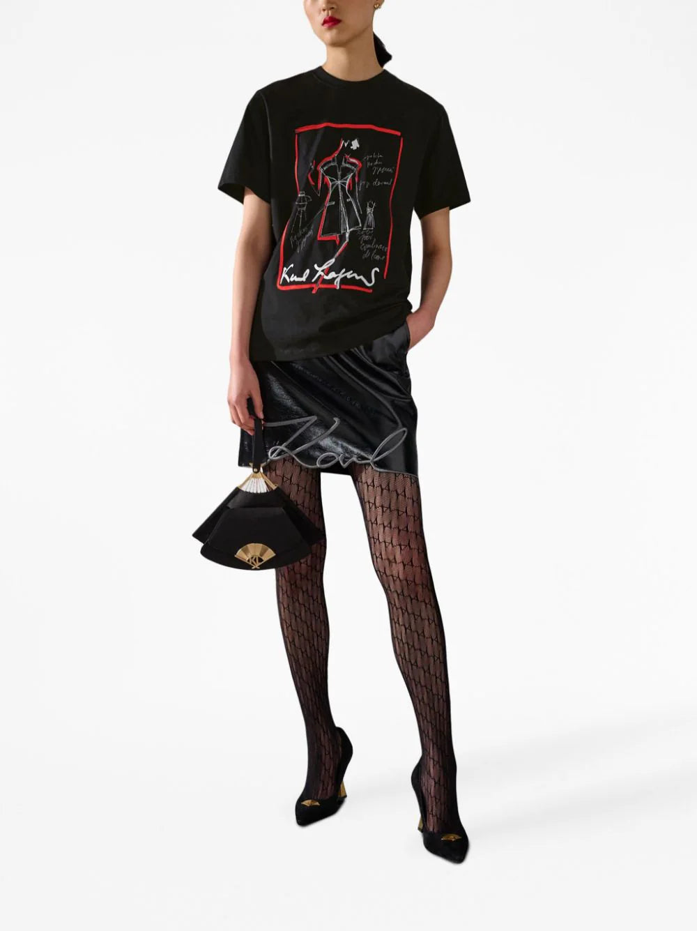 Karl Lagerfeld Karl Series graphic-print T-shirt - Image 2