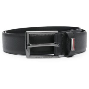 Louis Vuitton logo-plaque leather belt