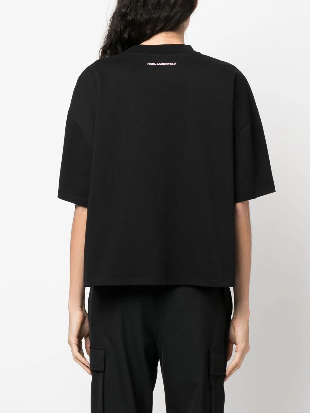 Karl Lagerfeld logo-print short-sleeved T-shirt - Image 4