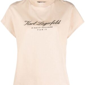 Karl Lagerfeld  logo-print organic cotton T-shirt
