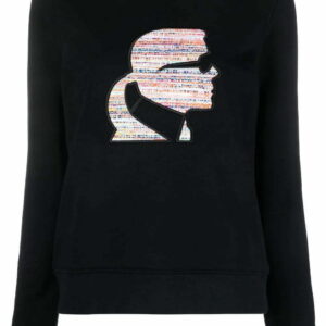 Karl Lagerfeld Bouclé Profile sweatshirt