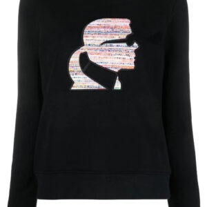 Karl Lagerfeld Bouclé Profile sweatshirt