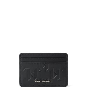 Karl Lagerfeld K/Loom leather card holder