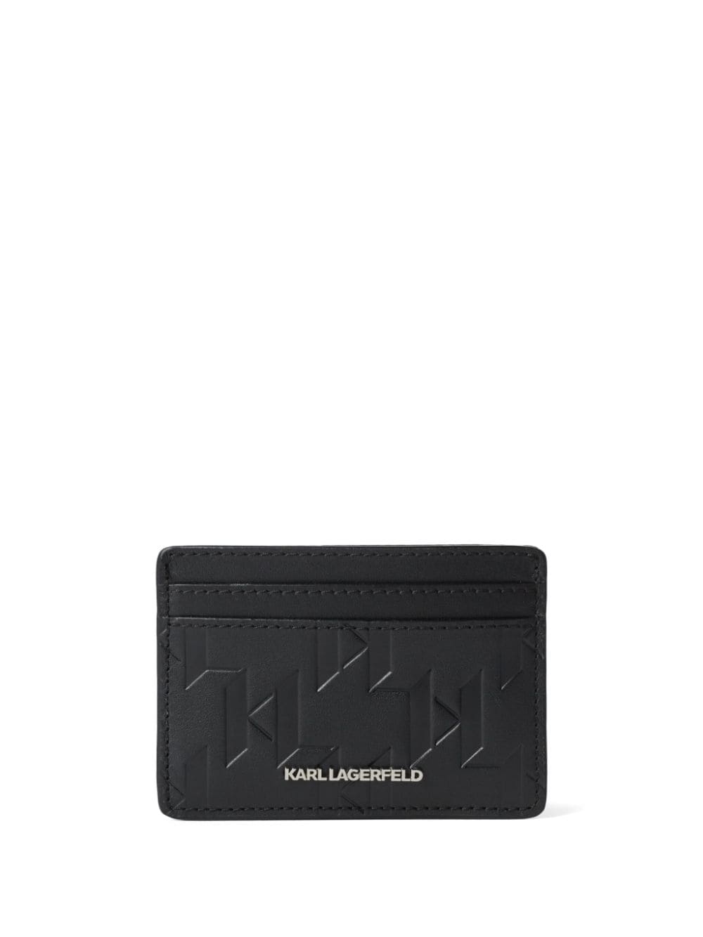 Karl Lagerfeld K/Loom leather card holder