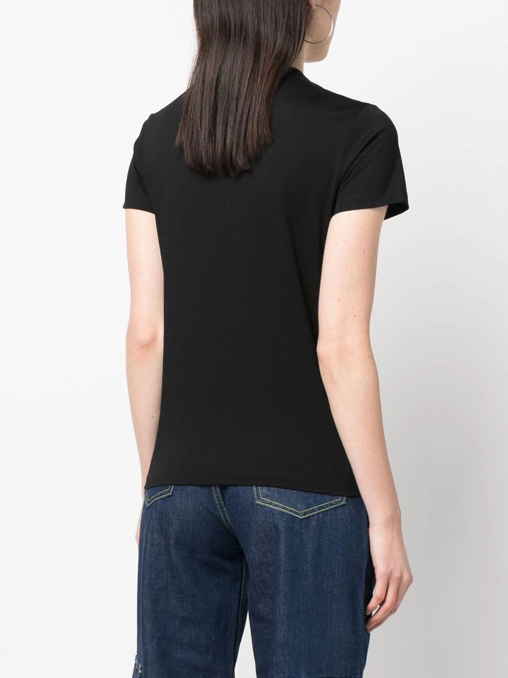 Karl Lagerfeld logo-embroidered organic cotton T-shirt - Image 4