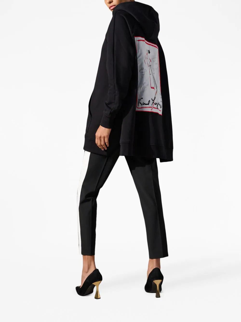 Karl Lagerfeld Karl Series graphic-print hoodie - Image 3