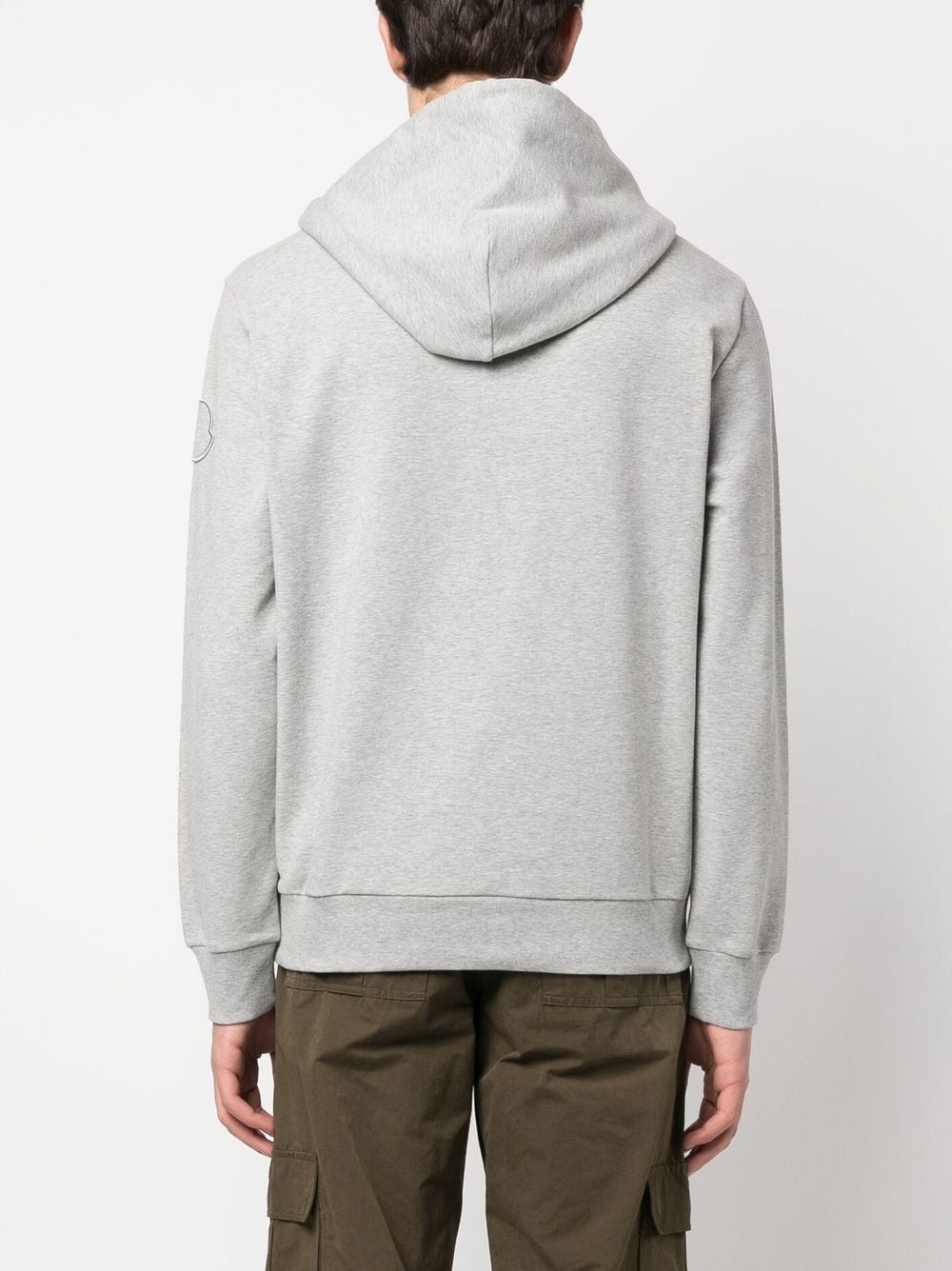 Moncler logo-print drawstring hoodie - Image 4