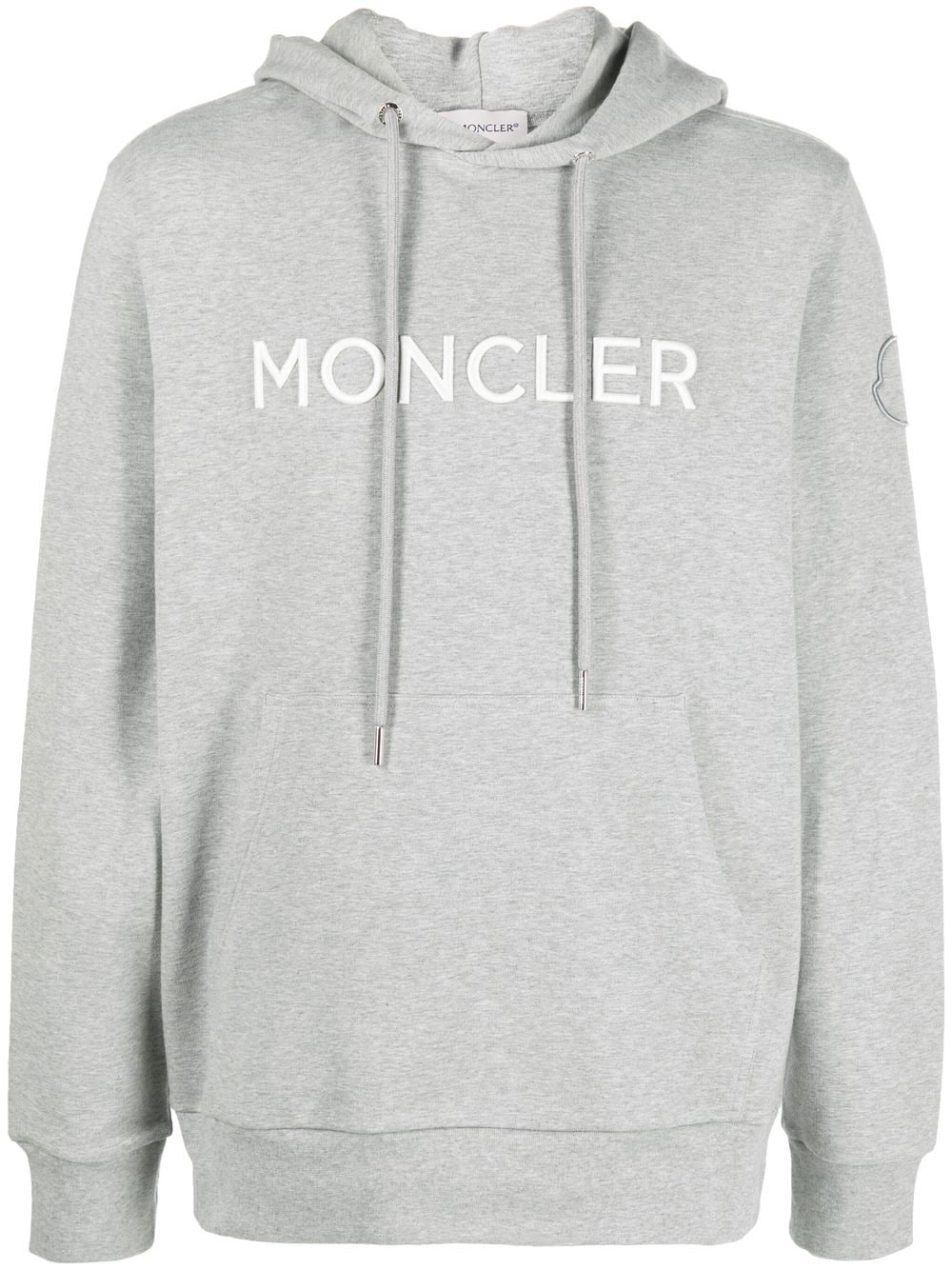 Moncler logo-print drawstring hoodie